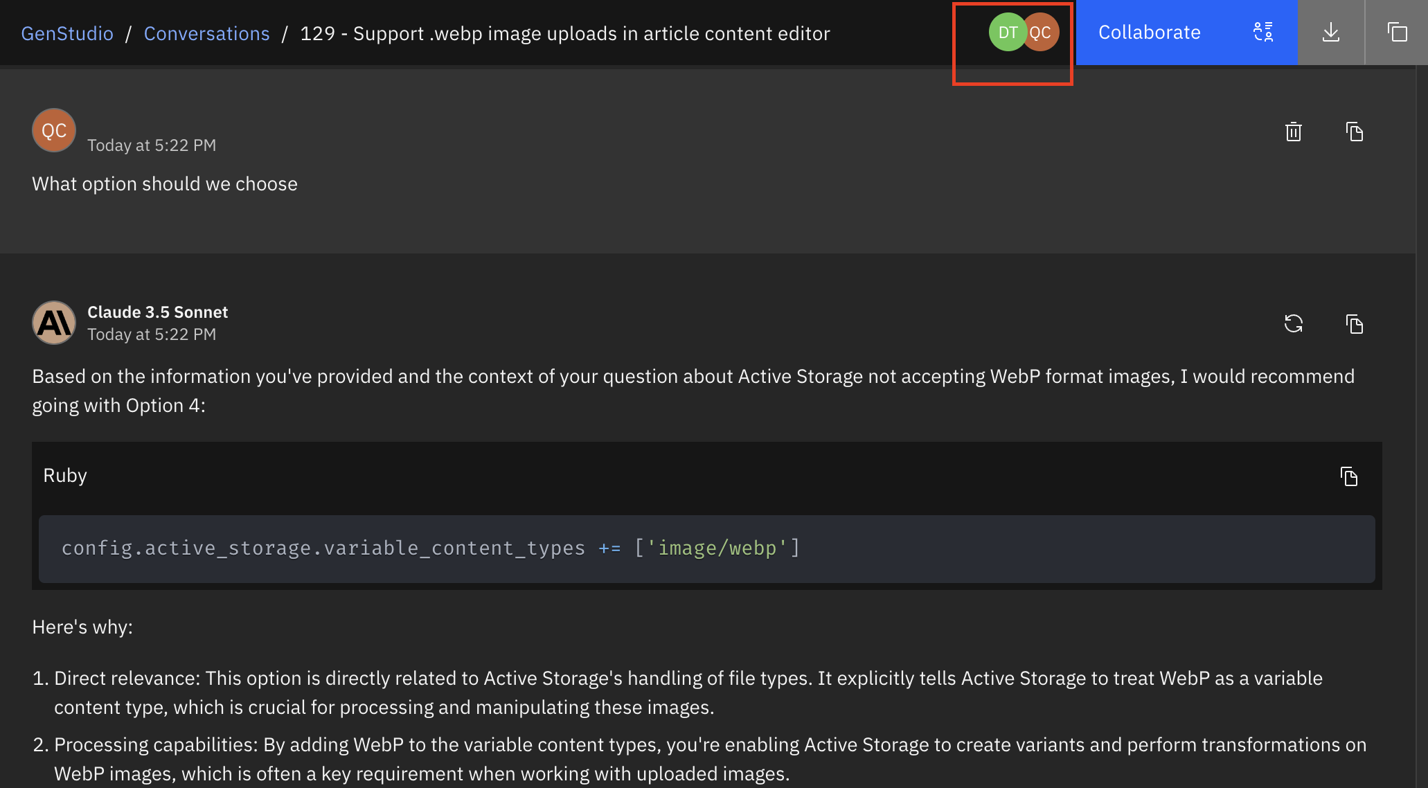 chữ cái đầu của các cộng tác viên