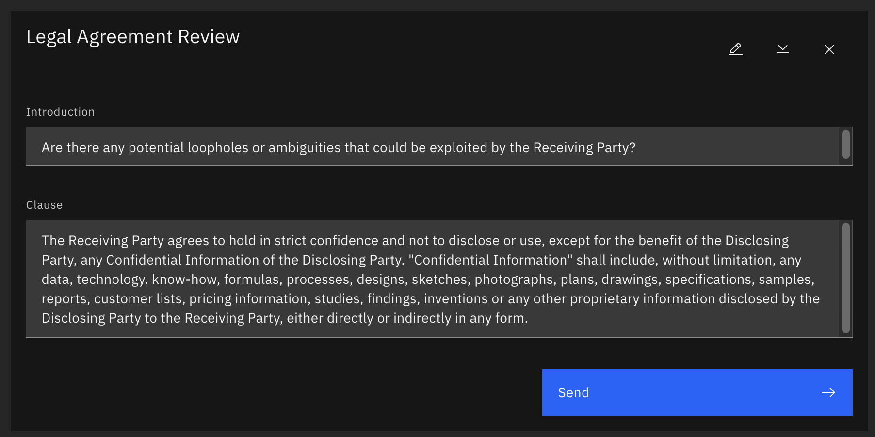 xem xét thỏa thuận pháp lý NDA